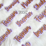 Double Layered Customised Name Tags, Wedding Laser Cut Names Place cards, favours,