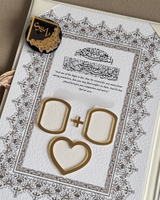 Personalised Floral Diamond Nikkah Gift Set: Islamic Wedding Keepsake Box, Pen & Folder