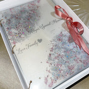 A4 Silver and Blush Pink Notebook CraftsbyNahima