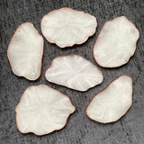 White Transparent Marbled Coasters CraftsbyNahima