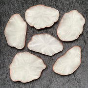 White Transparent Marbled Coasters CraftsbyNahima