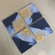 Grey Marbled Square Coasters CraftsbyNahima