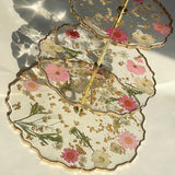 Floral Three-tier Cake Stand CraftsbyNahima