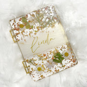 A5 Ivory Floral Notebook CraftsbyNahima