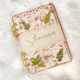 A5 Ivory Foliage Notebook CraftsbyNahima