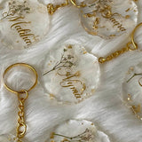 Personalised Baby Breath Keyrings CraftsbyNahima
