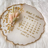 3D Floral Calendar Plaque CraftsbyNahima