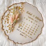 3D Floral Calendar Plaque CraftsbyNahima