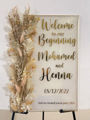 3D Floral Display Sign CraftsbyNahima