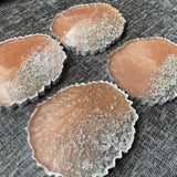 Rose Gold and Silver Foil Coasters CraftsbyNahima