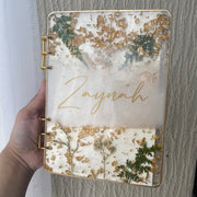 A5 Ivory Foliage Notebook CraftsbyNahima