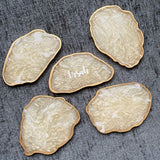 Rustic Cream Marble Coasters CraftsbyNahima