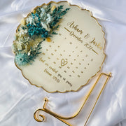 3D Floral Calendar Plaque CraftsbyNahima