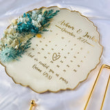 3D Floral Calendar Plaque CraftsbyNahima
