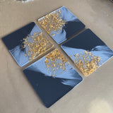 Grey Marbled Square Coasters CraftsbyNahima