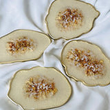 Rustic Foil Coasters CraftsbyNahima